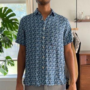 Vintage Tasso Elba Shirt Sleeve Shirt